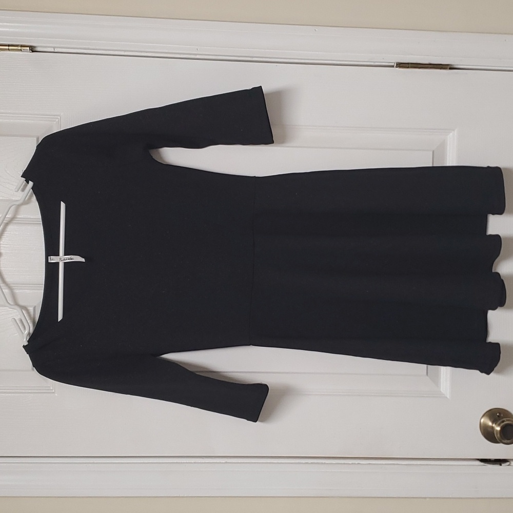 Girls black shimmery dress by Rachel Kate Size medium